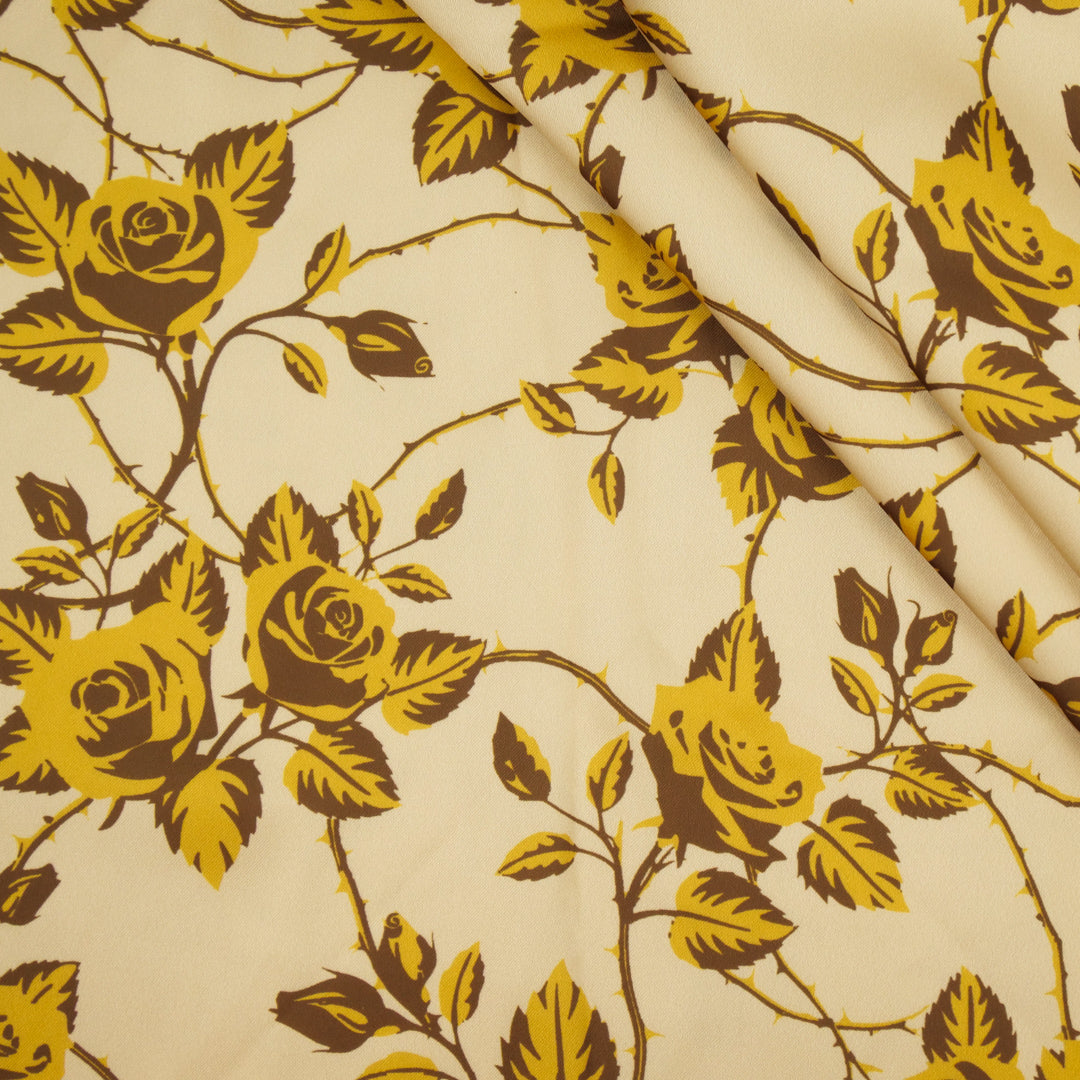 KATIE COLLECTION - SATIN PRINTS - ROSES