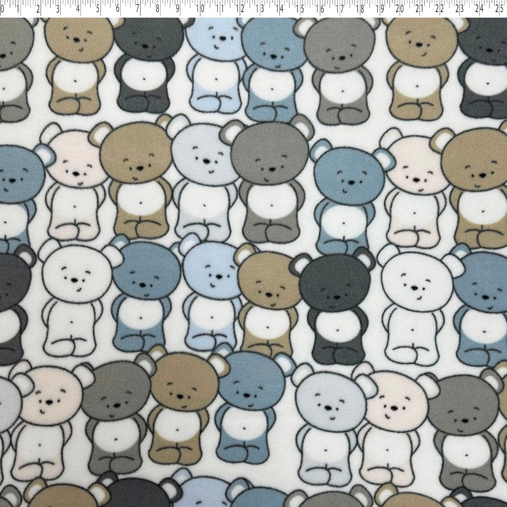 MOUNTAIN FLEECE PRINTS BABY - TEDDY PARADE
