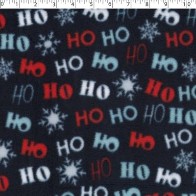 MOUNTAIN FLEECE PRINTS - HO HO HO