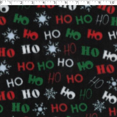 MOUNTAIN FLEECE PRINTS - HO HO HO