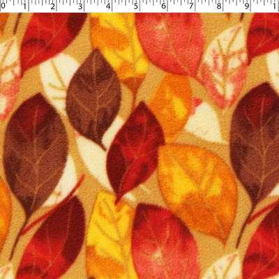 MOUNTAIN FLEECE PRINTS - FALLING LEAVES