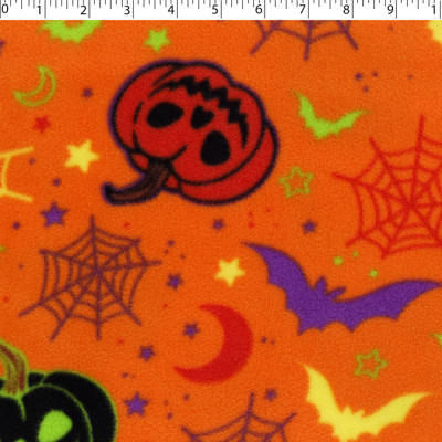MOUNTAIN FLEECE PRINTS - HAPPY HALLOWEEN