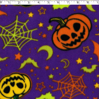 MOUNTAIN FLEECE PRINTS - HAPPY HALLOWEEN