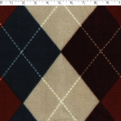 VALLEY FLEECE PRINTS - ARGYLE
