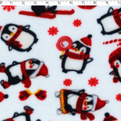 VALLEY FLEECE PRINTS - PENGUIN FUN