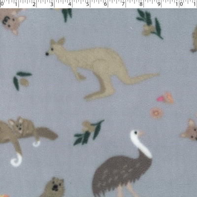 MOUNTAIN FLEECE PRINTS - BANKSIA