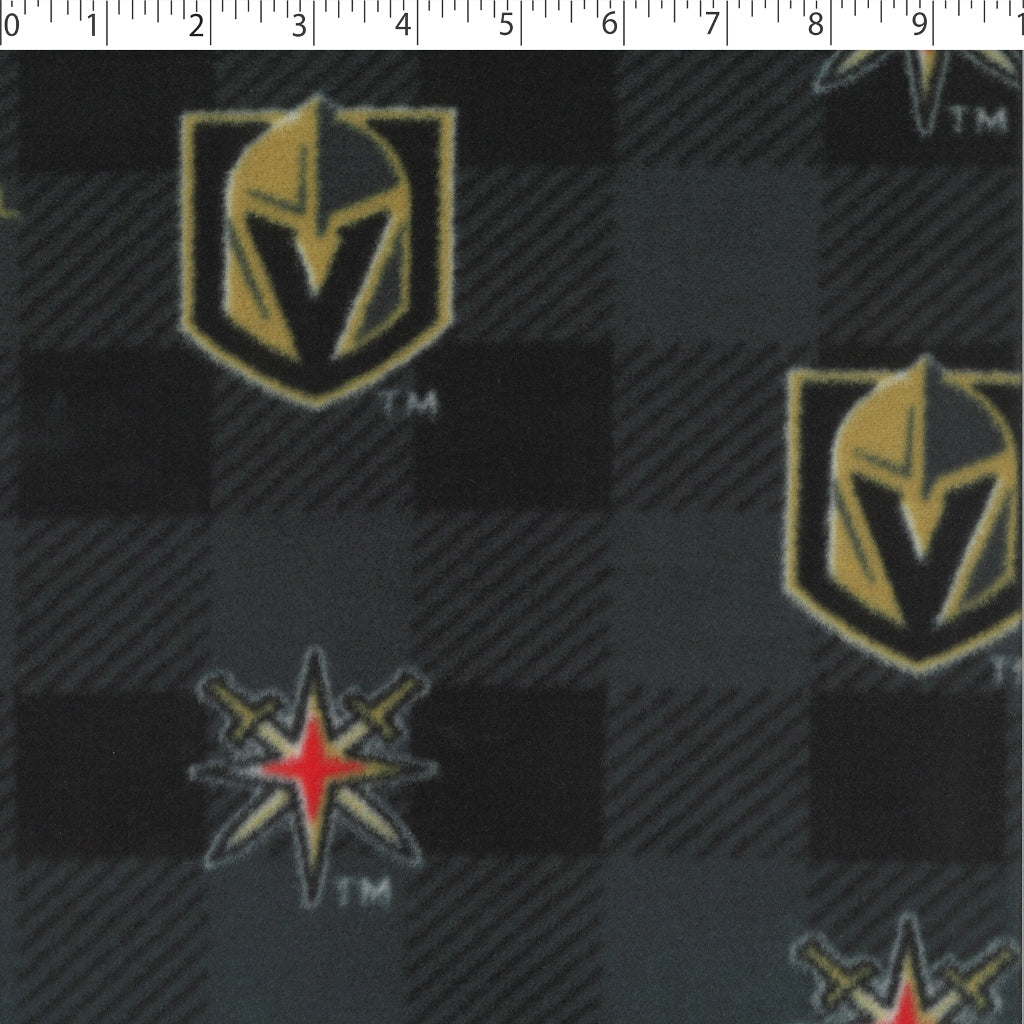 NHL FLEECE PRINTS - BUFFALO CHECK