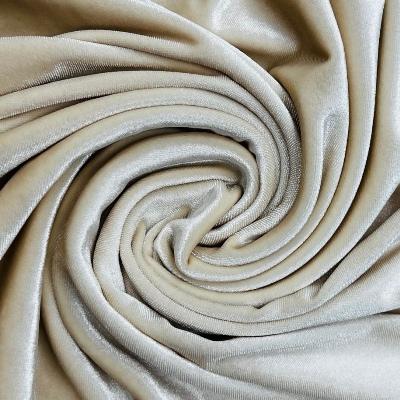 champagne vienna stretch velvet