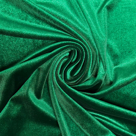 green vienna stretch velvet