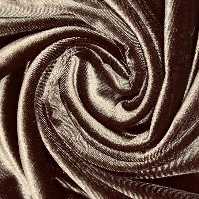 chocolate vienna stretch velvet