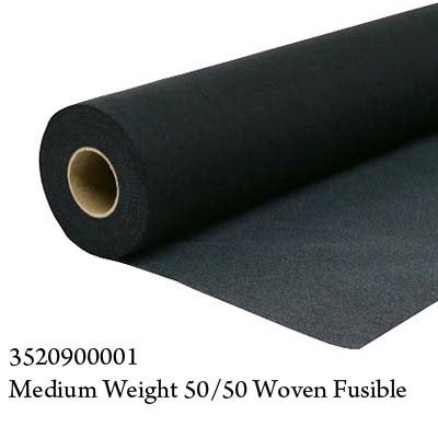 INTERFACING - 50/50 MEDIUM WEIGHT WOVEN FUSIBLE
