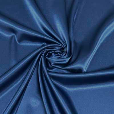 midnight polyester stretch satin