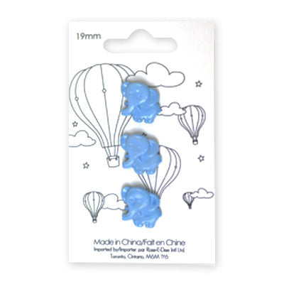 KIDS BUTTON - ELEPHANT 19MM (Elephant)