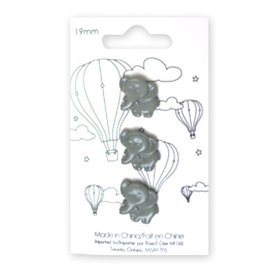 KIDS BUTTON - ELEPHANT 19MM (Elephant)