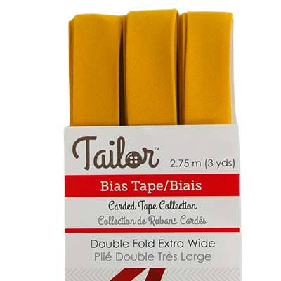 Bias Tape Double Fold Extra Wide
