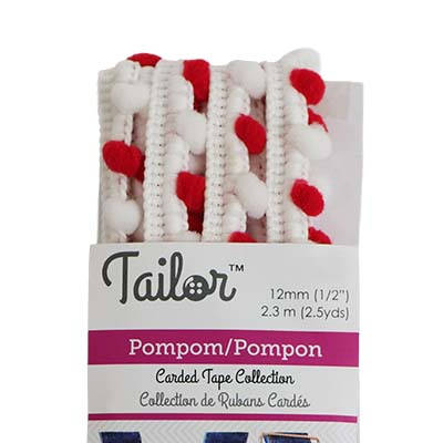 Pom Pom Trim 12mm