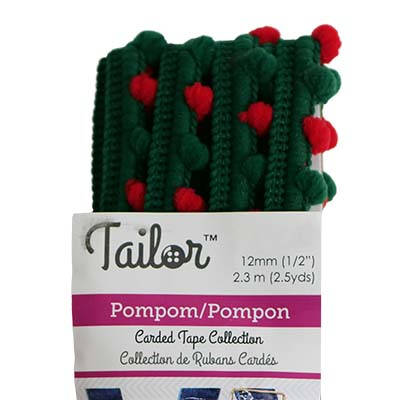 Pom Pom Trim 12mm
