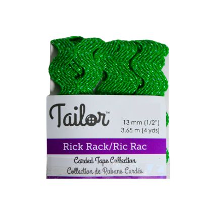 METALLIC RICK RACK 13MM