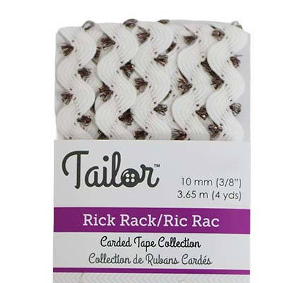 Rick Rack with Metallic Accents 10mm