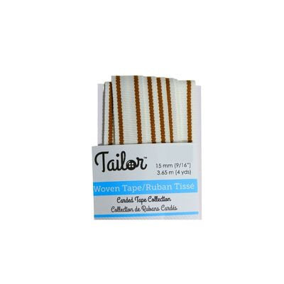STRIPE WOVEN TAPE 15MM