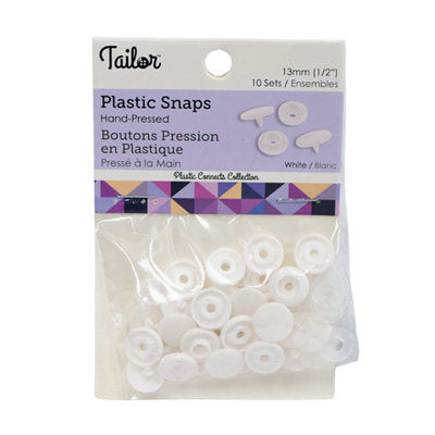 HAND PRESSED PLASTIC SNAP - 13MM