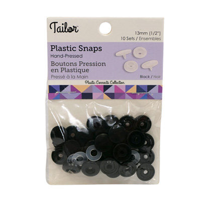 HAND PRESSED PLASTIC SNAP - 13MM