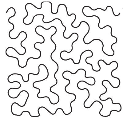 1018 11" Large Stipple Quilting Stencil