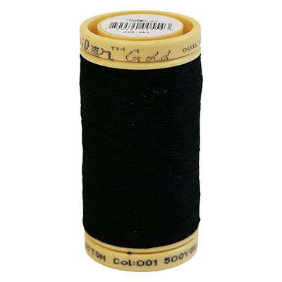 SEWING THREAD QUILTING COTTON 500YDS SOLID