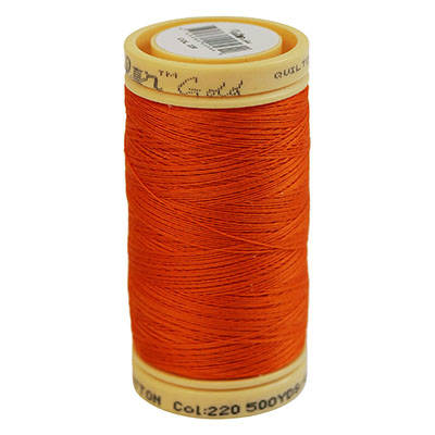 SEWING THREAD QUILTING COTTON 500YDS SOLID