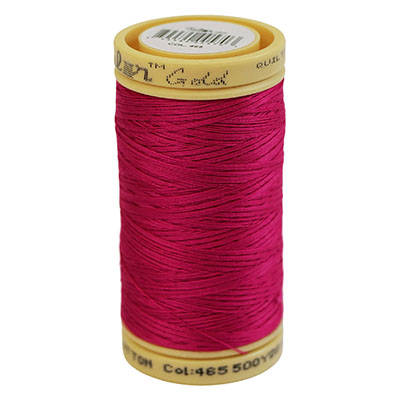 SEWING THREAD QUILTING COTTON 500YDS SOLID