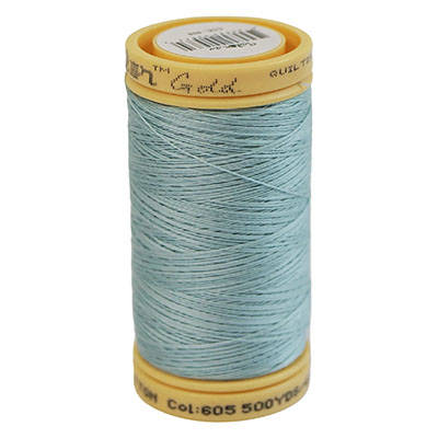 SEWING THREAD QUILTING COTTON 500YDS SOLID
