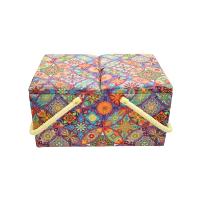 DOUBLE HANDLE SEWING BASKET - LARGE