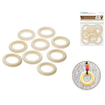 WOOD CRAFT RINGS-35MM CW654