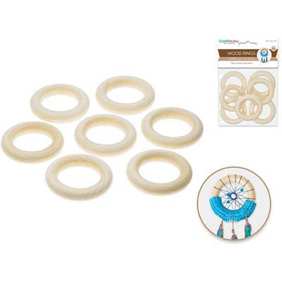 WOOD CRAFT RINGS-45MM CW656