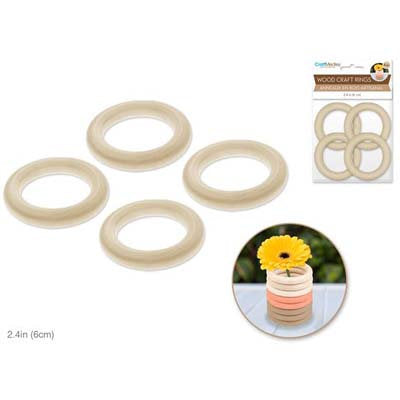 WOOD CRAFT RINGS-60MM CW659