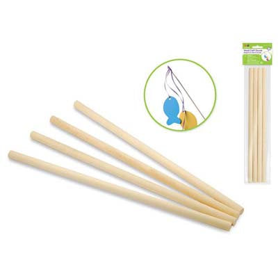 CRAFTWOOD DOWELS- 1.1X30.5CM CW546