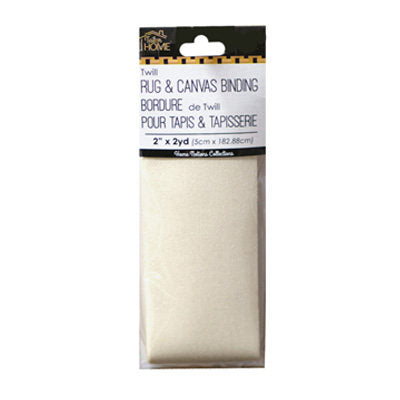 TWILL RUG & CANVAS BINDING 2" X 2 YRDS - IRON ON