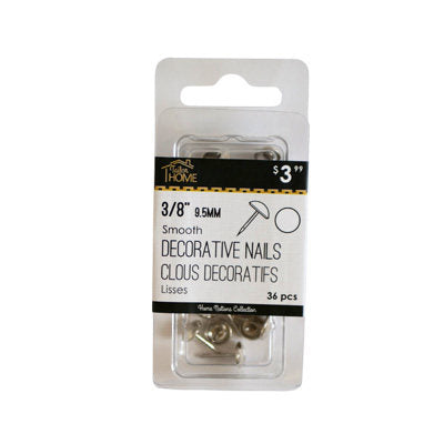 3/8"(9.5MM) SMOOTH DECORATIVE NAILS 36PCS