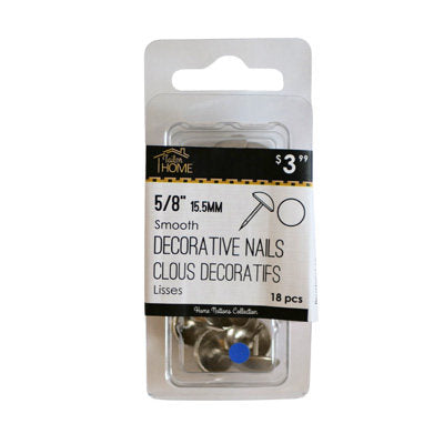 5/8" (15.5MM) SMOOTH DECORATIVE NAILS 18PCS