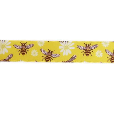 SINGLE FACE SATIN RIBBON 16mm - BEE PRINT