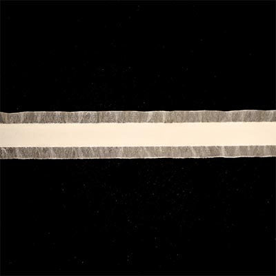 ORGANZA RUFFLE SATIN RIBBON 25MM