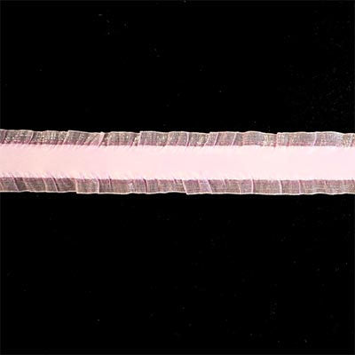 ORGANZA RUFFLE SATIN RIBBON 25MM