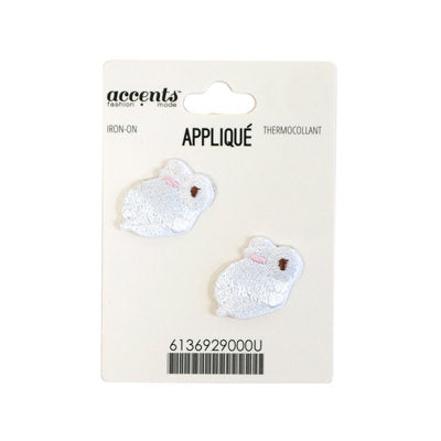 MINI RABBITS APPLIQUE 3CM X 2 CM
