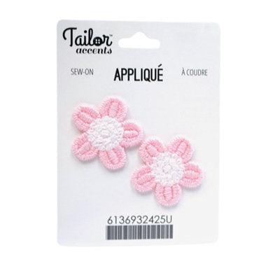 CROCHET APPLIQUE MINI FLOWERS SET 2.7CM X 2.7CM