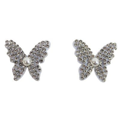 APPLIQUE JEWEL BUTTERFLIES SEW ON