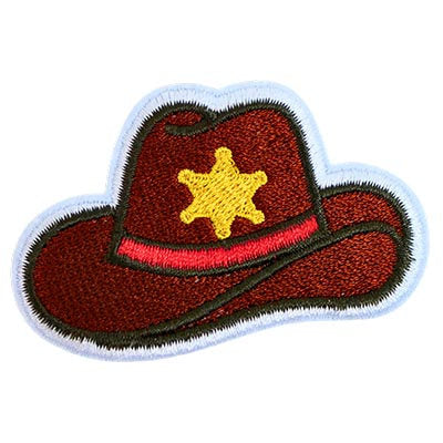 APPLIQUE COWBOY HAT IRON ON