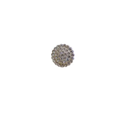 TIERED RHINESTONES BUTTON 18MM