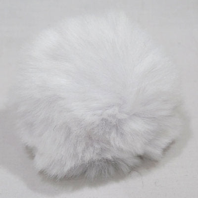 FAUX FUR POMPOM 10CM