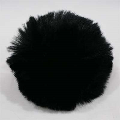 FAUX FUR POMPOM 10CM