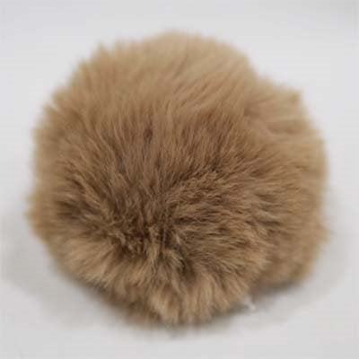 FAUX FUR POMPOM 10CM